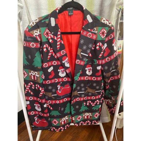 December 25th Christmas blazer, Ugly Christmas, size Large - Picture 1 of 6